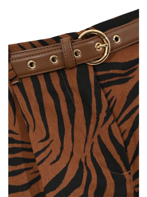 Shorts MSTNOVELLA in lino e cotone stampato MAX MARA STUDIO | 2616141022600002